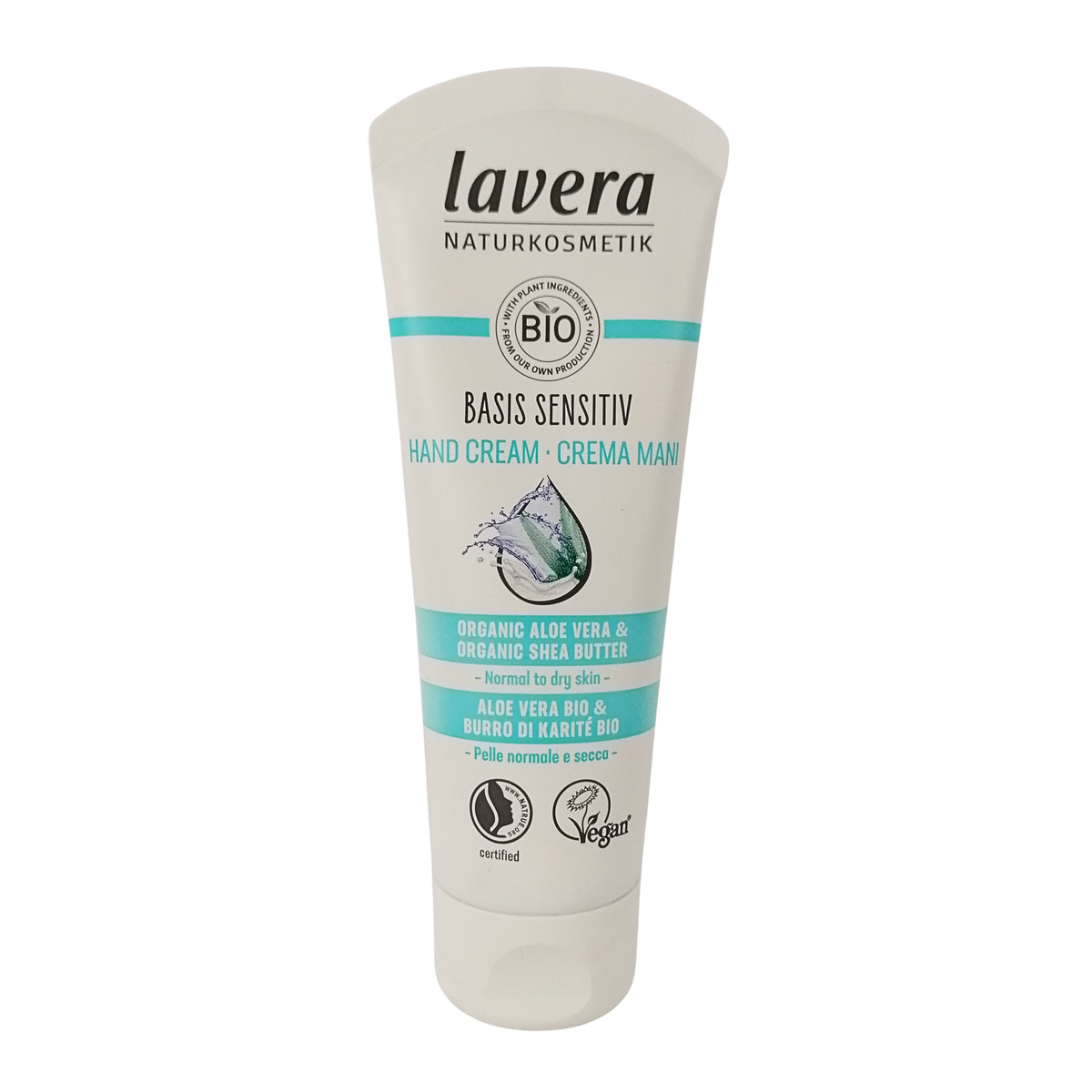 lavera basis sensitive hand cream aloe shea 75ml