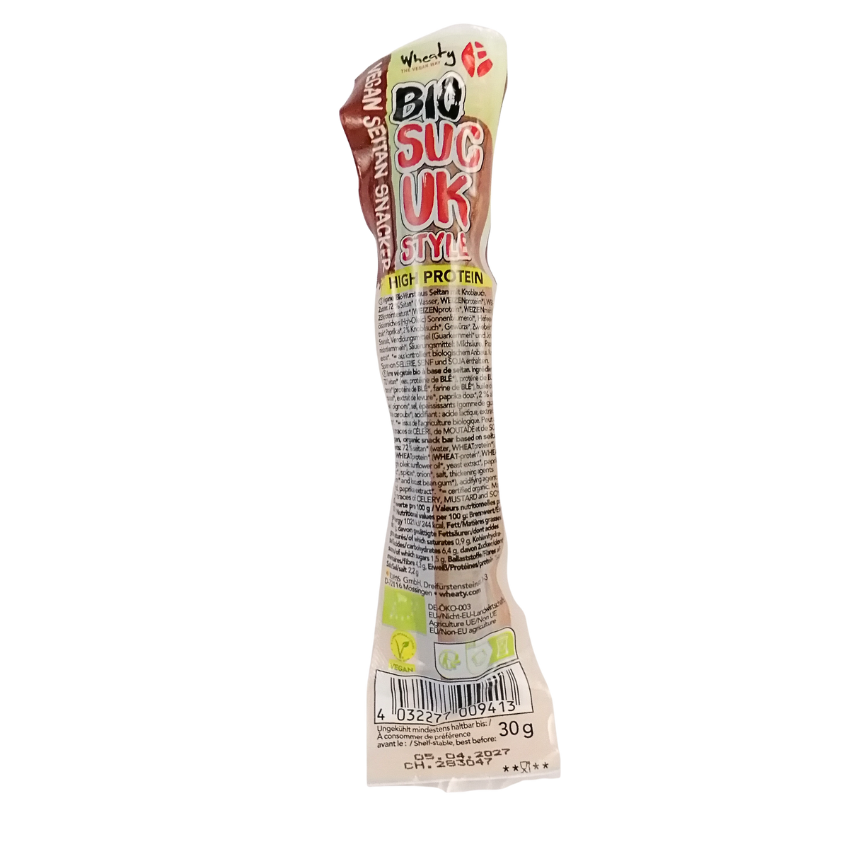 wheaty sucuk snacker vegan 30g