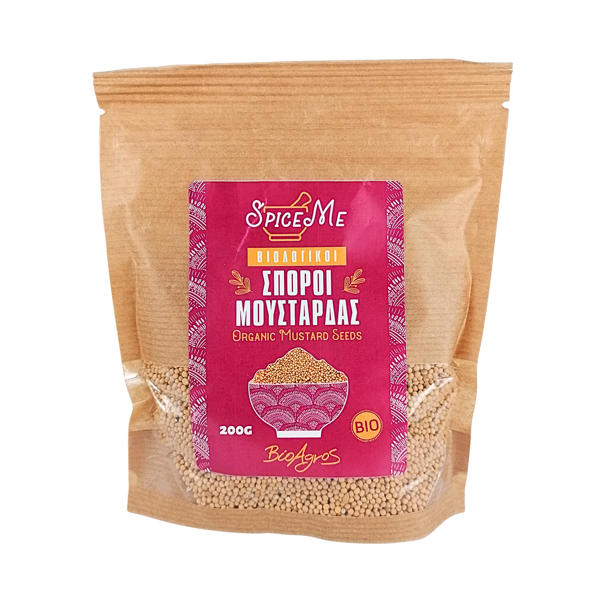 bio agros yellow mustard seeds 200g