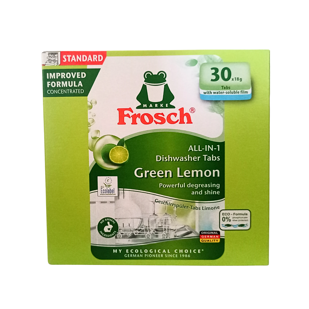 frosch dishwasher tablets 30pcs 600g