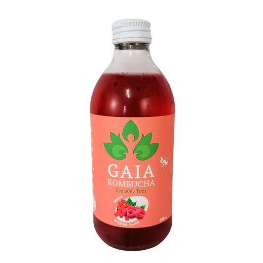 gaia kombucha berries bliss 330ml