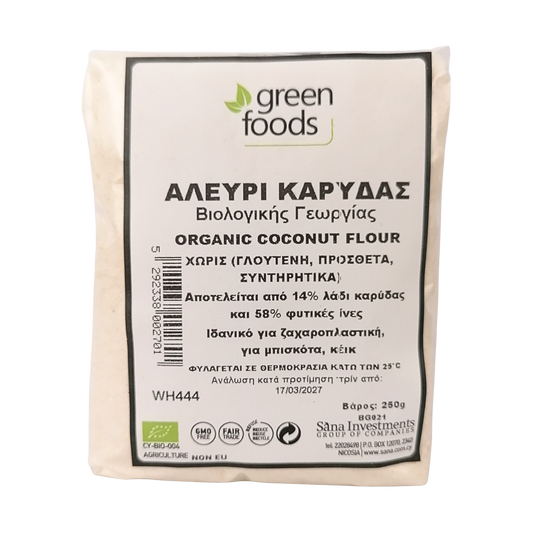 green foods coconut flour 250g