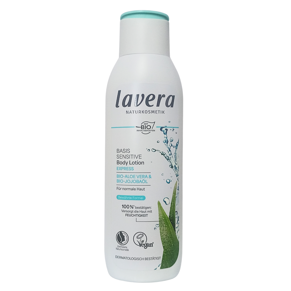lavera basis body lotion aloe vera jojoba oil 250ml