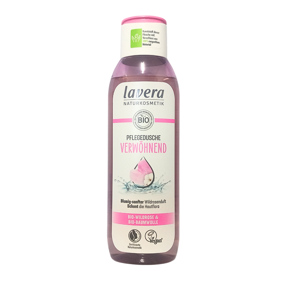 lavera body wash wild rose 250ml