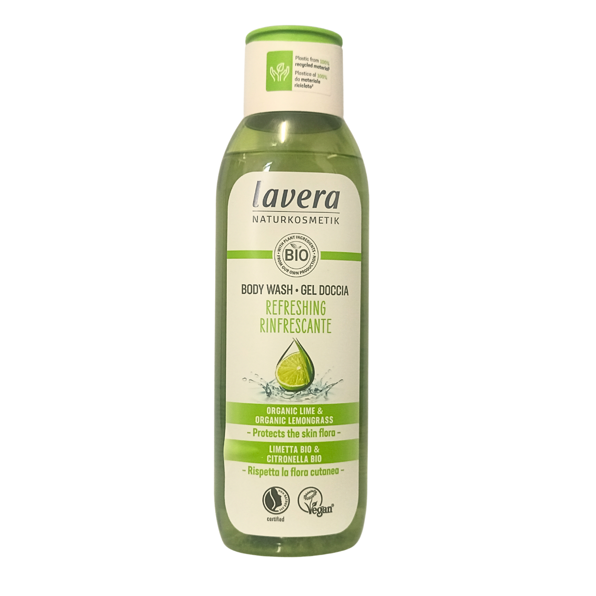 lavera refreshing body wash 200ml