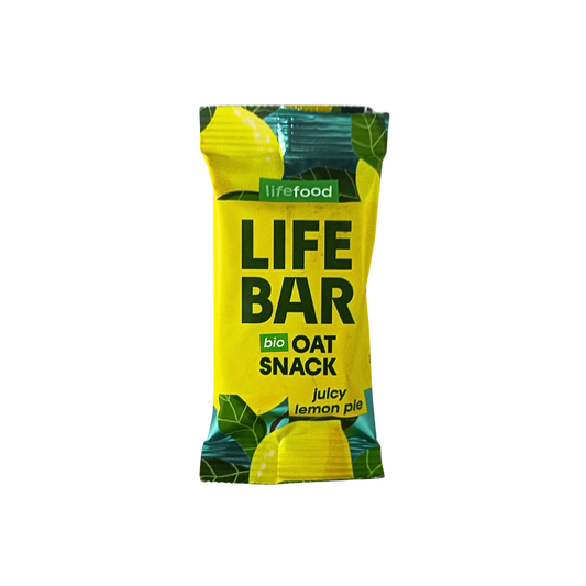 lifebar oat snack juicy lemon pie 40g