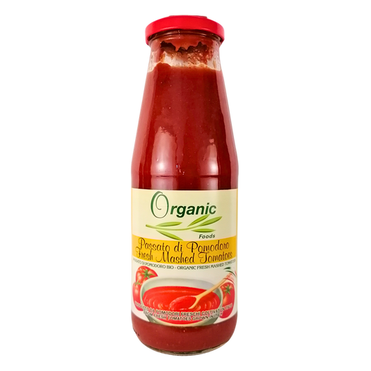 organic foods passata tomatoes 690g