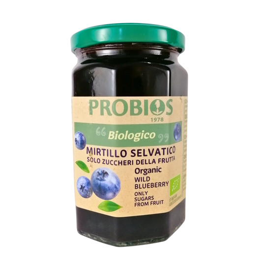 probios blueberry jam 330g