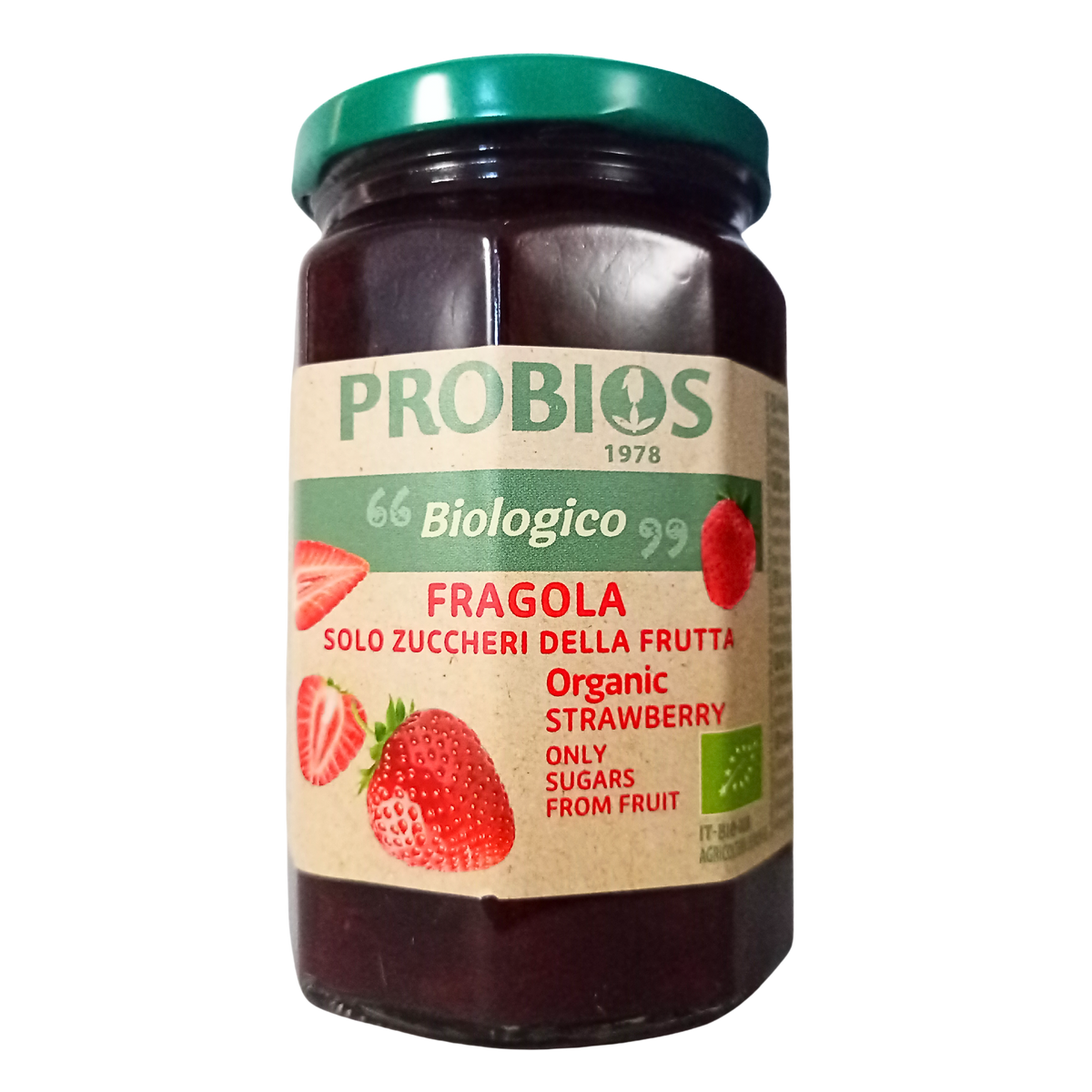 probios strawberry jam 330g