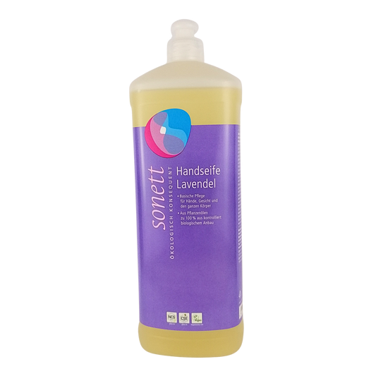 sonett liquid hand soap lavender refill bottle 1000ml