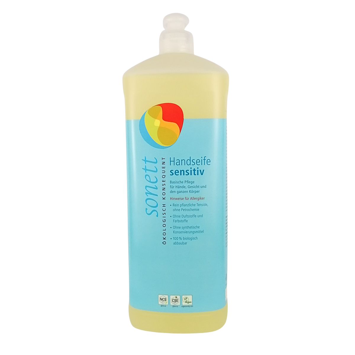sonett liquid hand soap sensitive refill bottle 1000ml